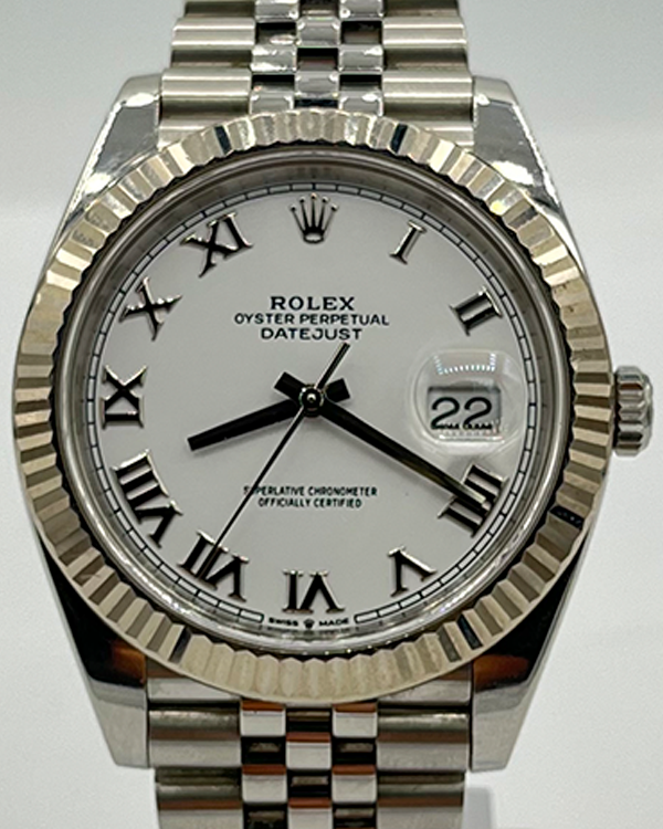 Rolex Datejust 41MM White Dial Jubilee Bracelet (126334)