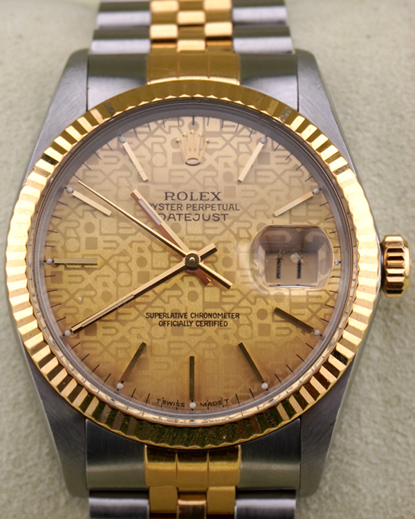 1988 Rolex Datejust 36MM Champagne Dial Two-Tone Jubilee Bracelet (16013)