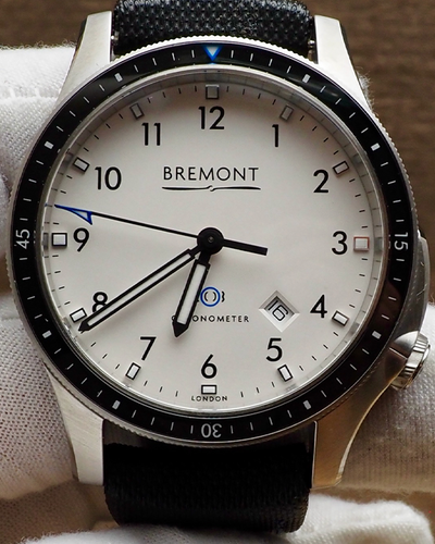 2016 Bremont Boeing 43MM White Dial Textile Strap (BB1-SS/WH)