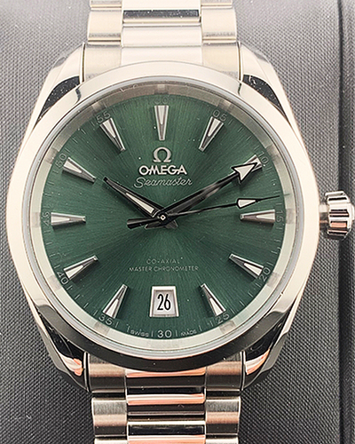 2023 Omega Seamaster Aqua Terra 38MM Green Dial Steel Bracelet (220.10.38.20.10.002)