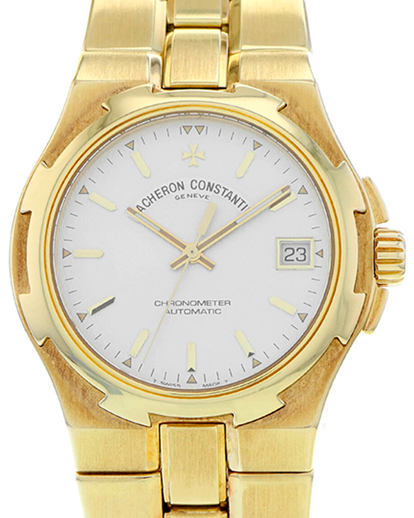 Vacheron Constantin Overseas 37MM White Dial Yellow Gold Bracelet (42040)