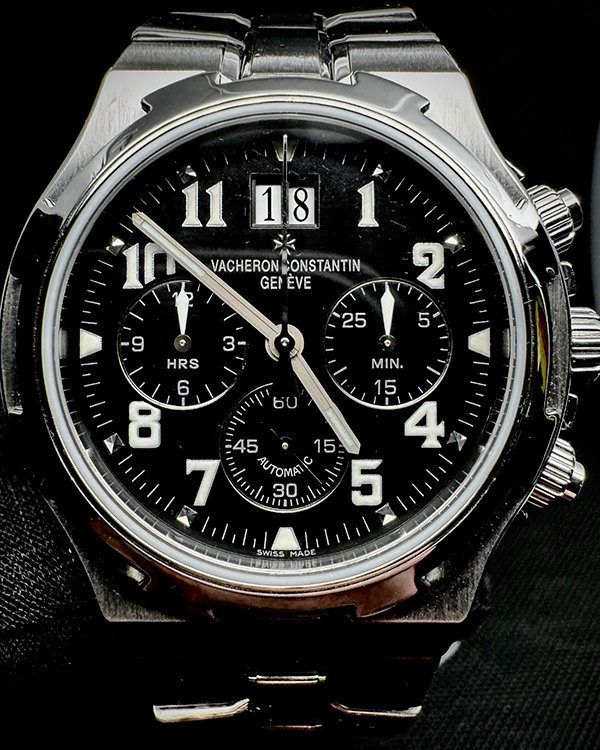 Vacheron Constantin Overseas Chronograph 40MM Black Dial Steel Bracelet (49140/423A-8886)