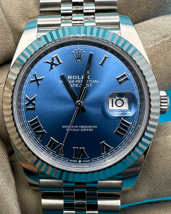 2024 Rolex Datejust 41MM Blue Dial Jubilee Bracelet (126334)