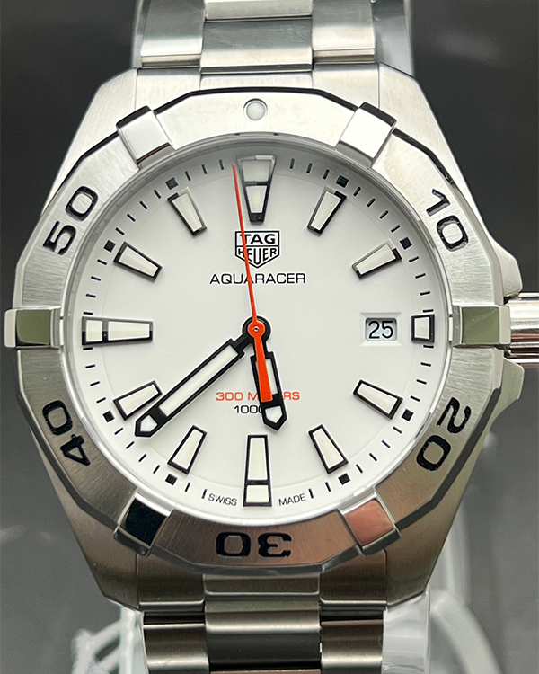 2022 Tag Heuer Aquaracer 41MM Steel White Dial (WBD1111.BA0928)