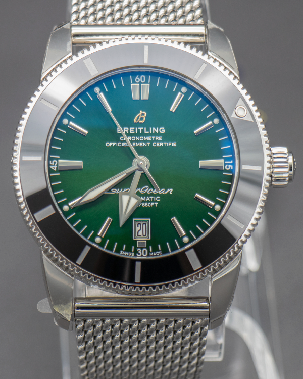 Breitling Superocean Heritage II 46MM Green Dial Steel Bracelet (AB2020)