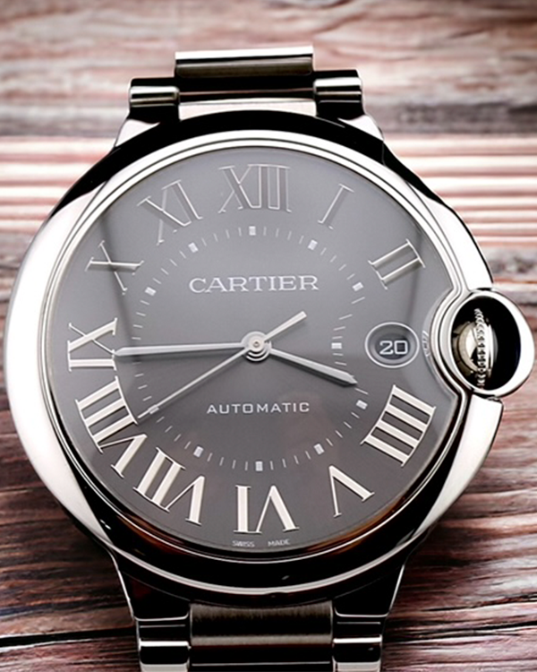 2023 Cartier Ballon Bleu De Cartier 40MM Grey Dial Steel Bracelet (WSBB0060)