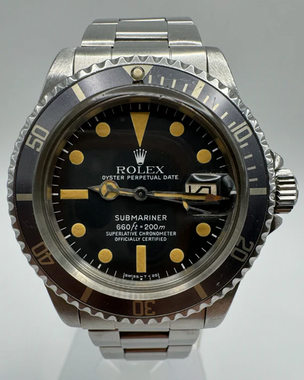 1979 (6 Mill. Serial) Rolex Submariner Date 40MM Black Dial Oyster Bracelet (1680)