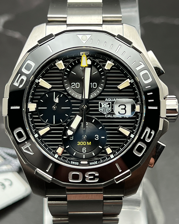 2023 TAG Heuer Aquaracer 300M 43MM Black Dial Steel Bracelet (CAY211A.BA0927)