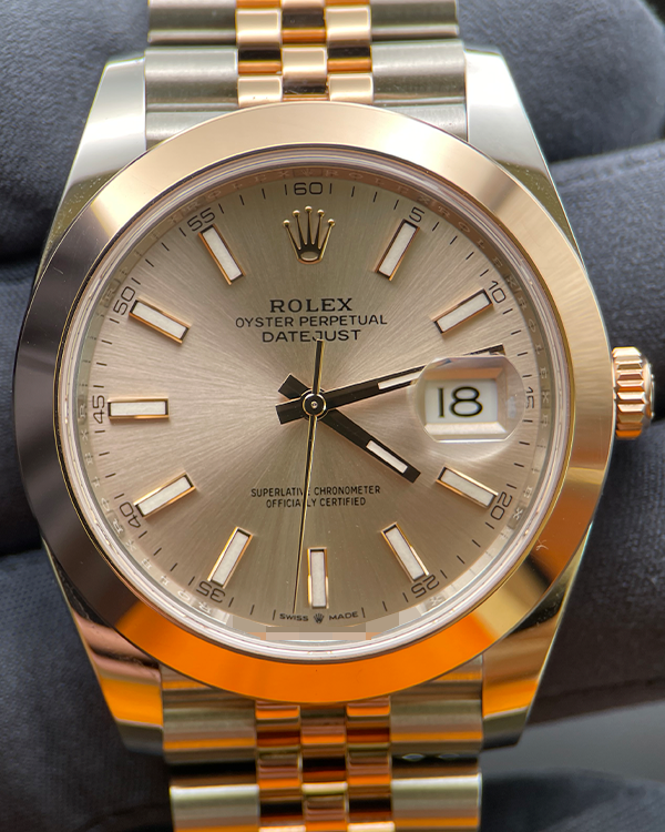 2024 Rolex Datejust 41MM Sundust Dial Two-Tone Jubilee Bracelet (126301)