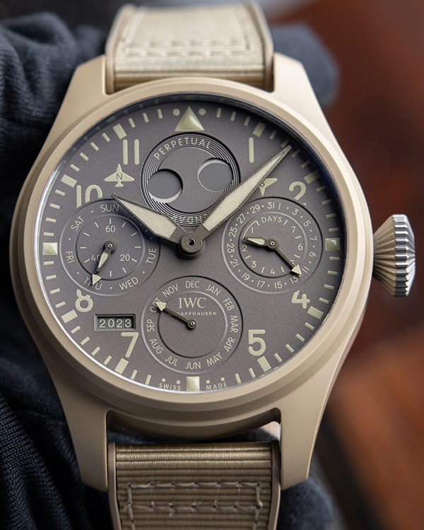 2022 IWC Schaffhausen Big Pilot Top Gun "Mojave Desert" 46.5MM Brown Dial Rubber/Textile Strap (IW503004)