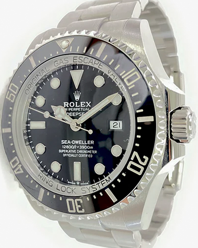 2021 Rolex Sea-Dweller Deepsea 44MM Black Dial Oyster Bracelet (126660)