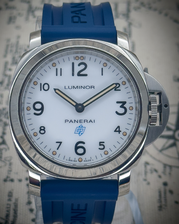 Panerai Luminor Base Logo 44MM White Dial Rubber Strap (PAM00630)