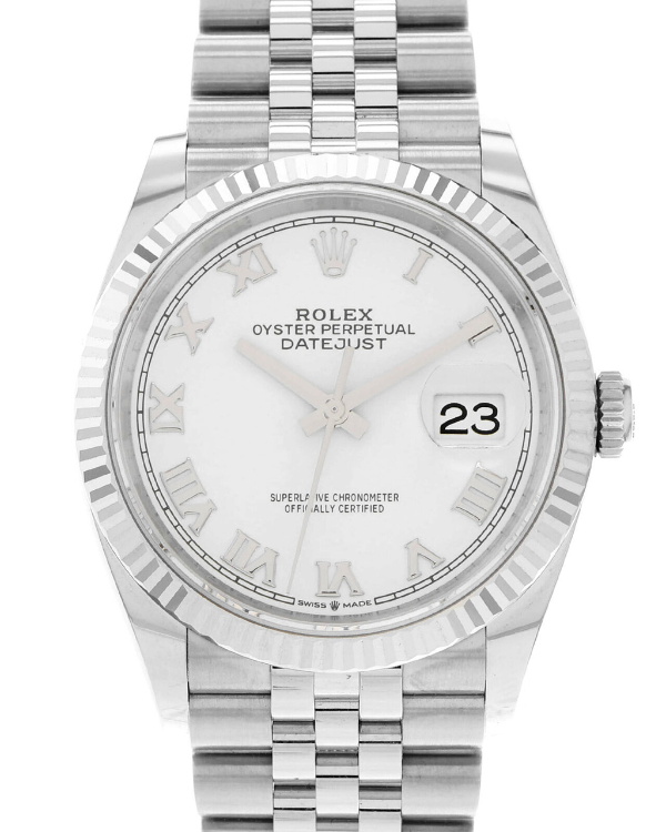2021 Rolex Datejust 36MM White Dial Oystersteel Jubilee Bracelet (126234)
