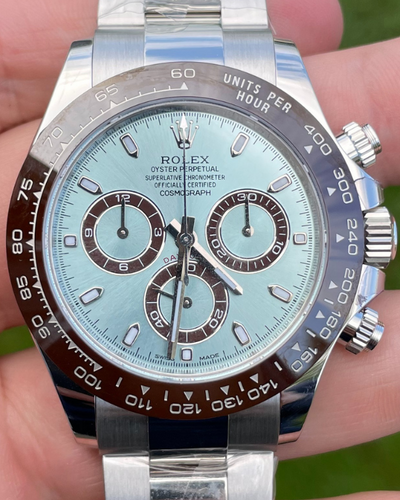 2023 Rolex Cosmograph Daytona 40MM Platinum Blue Dial (116506)