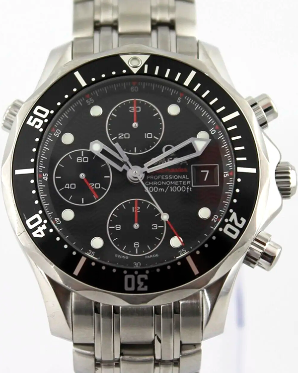 Omega Seamaster Diver 300M 41.5MM Black Dial Steel Bracelet (213.30.42.40.01.001)