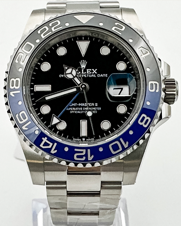 2023 Rolex GMT Master II "Batman" Oystersteel Black Dial (126710BLNR)