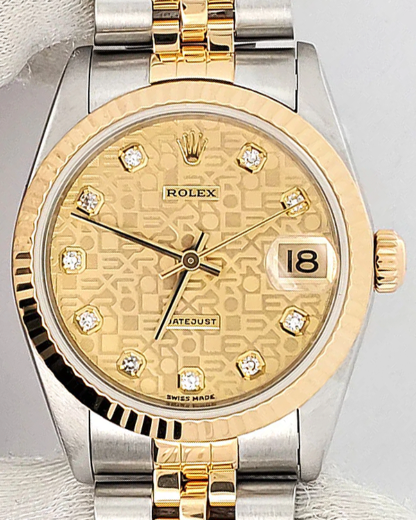 Rolex Datejust 31MM Champagne "Jubilee" Dial Two-Tone Jubilee Bracelet (78273)