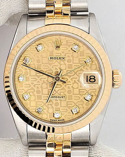 Rolex Datejust 31MM Champagne "Jubilee" Dial Two-Tone Jubilee Bracelet (78273)