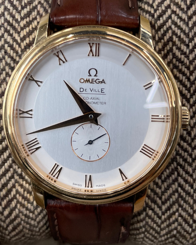 2013 Omega De Ville 39MM Silver Dial Leather Strap (4614.30.02)