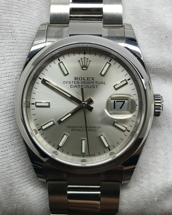 2022 Rolex Datejust 36MM Silver Dial Oystersteel Bracelet (126200)