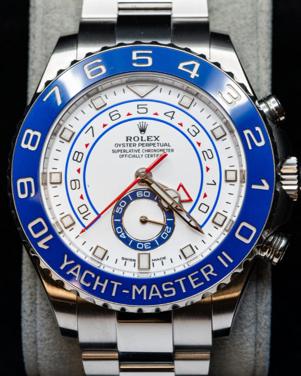 2022 Rolex Yacht-Master II 44MM White Dial Oyster Bracelet (116680)