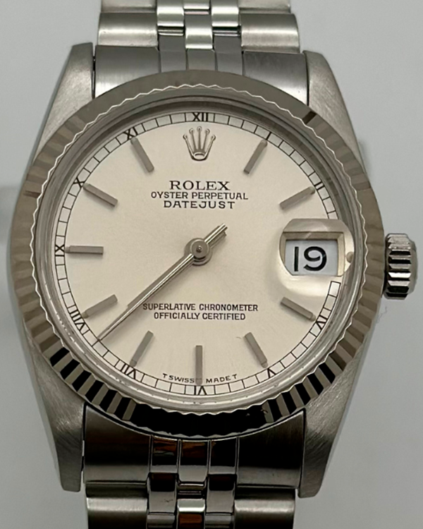 1992 Rolex Datejust 31MM Silver Dial Jubilee Bracelet (68274)