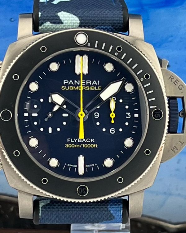 2021 Panerai Luminor Submersible Mike Horn Limited Edition Titanium Blue Dial (PAM01291)