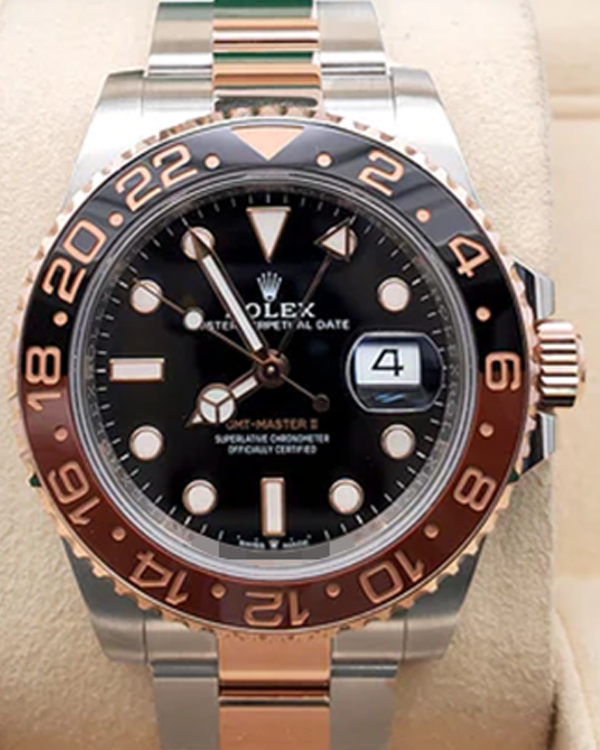 2020 Rolex GMT-Master II "Rootbeer" 40MM Black Dial Two-Tone Bracelet (126711CHNR)