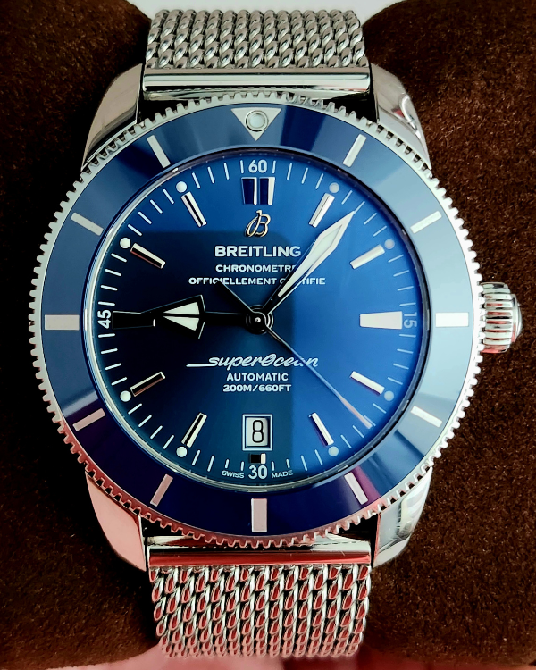 2018 Breitling Superocean Heritage II 46 Steel Blue Dial (AB202016)