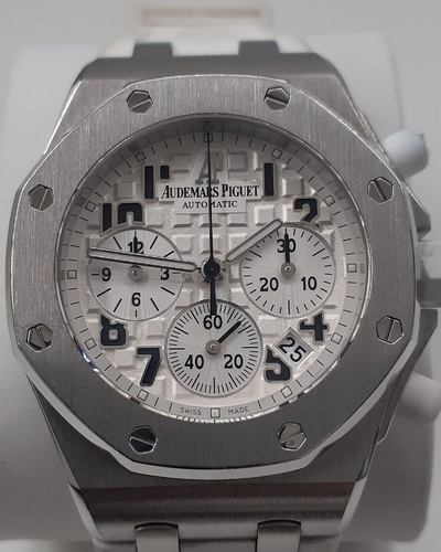 Audemars Piguet Royal Oak Offshore Lady 37MM Silver Dial Rubber Strap (26283ST)