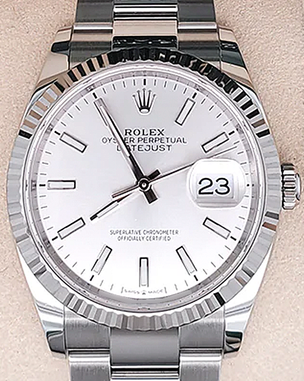 2023 Rolex Datejust 36MM Silver Dial Oyster Bracelet (126234)