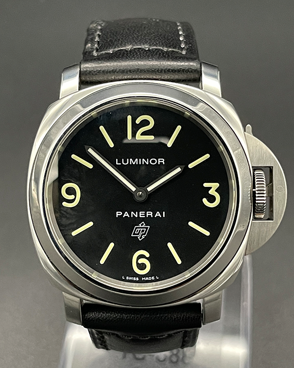 Panerai Luminor Base Logo Steel  Black Dial (PAM01000)