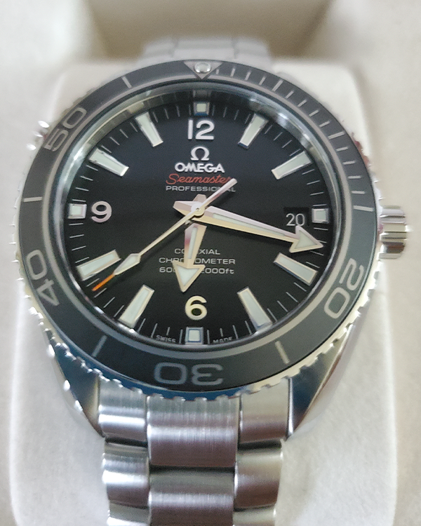 2014 Omega Seamaster Planet Ocean 42MM Black Dial Steel Bracelet (232.30.42.21.01.001)