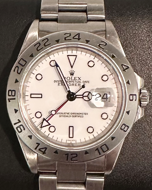 1999 Rolex Explorer II "Polar" 40MM White Dial Oyster Bracelet (16570)