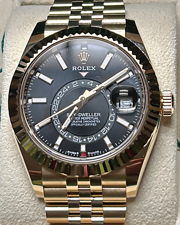 2024 Rolex Sky-Dweller 42MM Black Dial Jubilee Bracelet (336938)