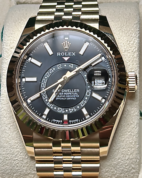 2024 Rolex Sky-Dweller 42MM Black Dial Jubilee Bracelet (336938