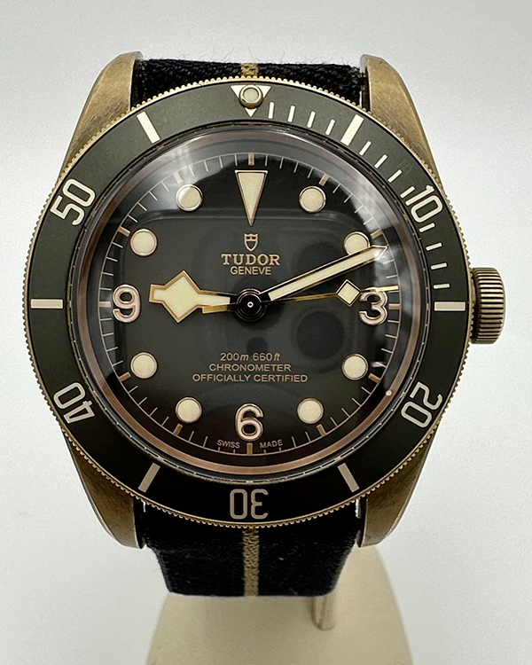 Tudor Black Bay Bronze 43MM Slate Dial Textile Strap (79250BA)