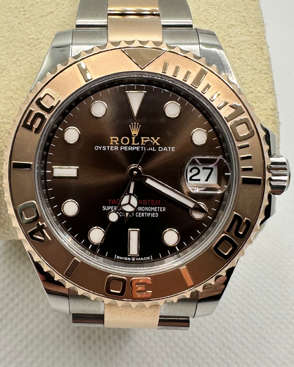 2023 Rolex Yacht-Master 37MM Chocolate Dial Two-Tone Oyster Bracelet (268621)