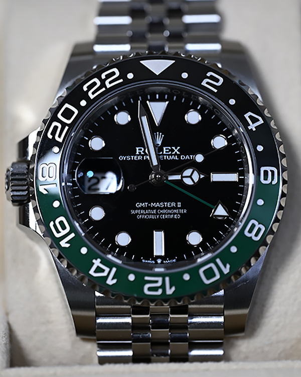 2024 Rolex GMT-Master II "Sprite" 40MM Black Dial Jubilee Bracelet (126720VTNR)