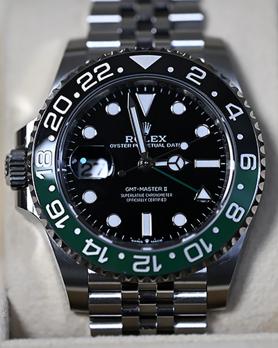 2024 Rolex GMT-Master II "Sprite" 40MM Black Dial Jubilee Bracelet (126720VTNR)