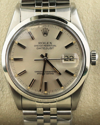 1978 (5.6 Mil Serial)  Rolex Datejust 36MM White Dial Jubilee Bracelet (16000)