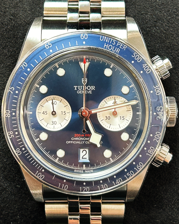 2024 Tudor Black Bay Chrono "Blue" 41MM Blue Dial Steel Bracelet (79360B)