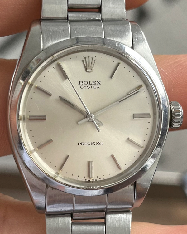 Rolex Oyster Precision 34MM Silver Dial Oyster Bracelet (6426)