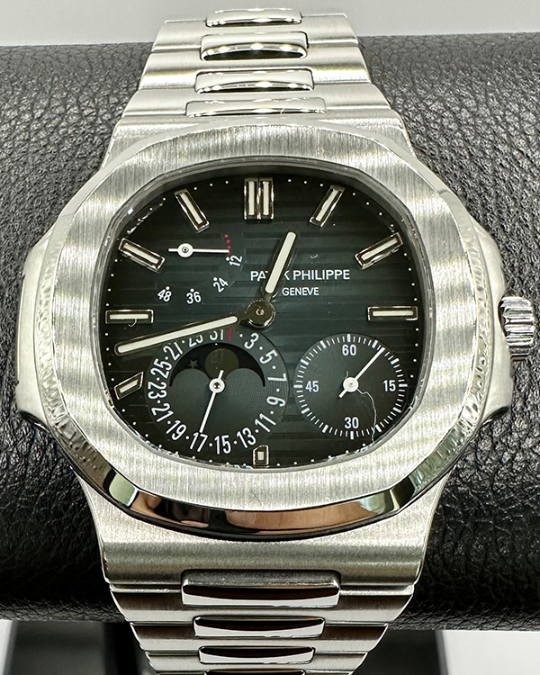 2011 Patek Philippe Nautilus 40MM Steel Black-Blue Dial (5712/1A-001)