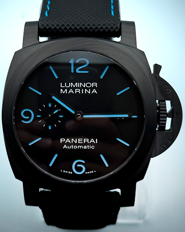 2024 Panerai Luminor Marina 44MM Black Dial Textile Strap (PAM01661)