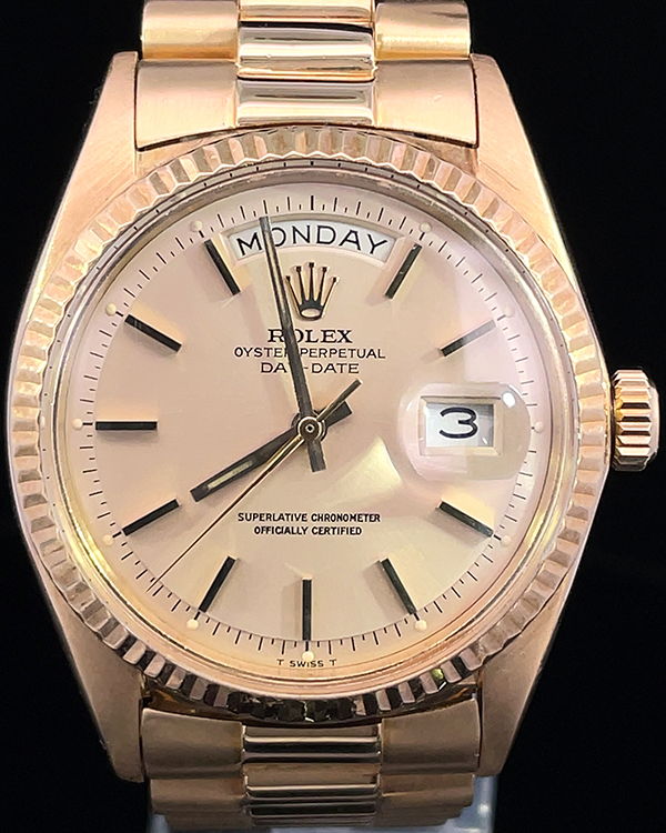 Rolex Day-Date 36MM Champagne Dial Yellow Gold President Bracelet (1803)