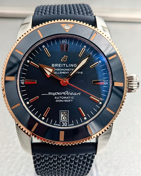 Breitling Superocean Heritage B20 42MM Blue Dial Rubber Strap (UB2010161C1S1)