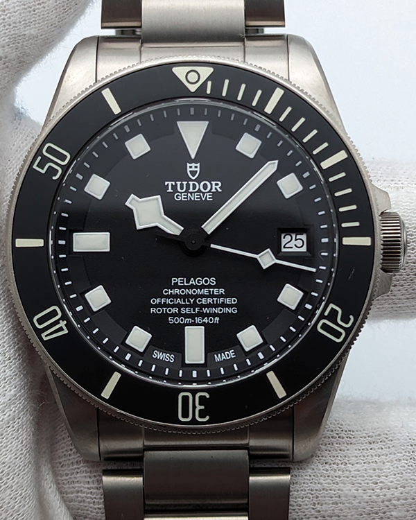 2018 Tudor Pelagos 42MM Black Dial Titanium Bracelet (25600TN)