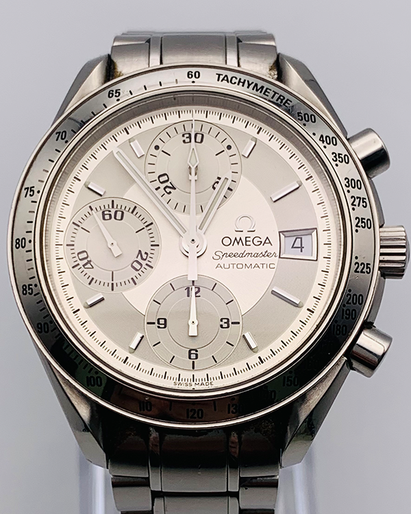 Omega Speedmaster Date 39MM Silver Dial Steel Bracelet (3513.30)