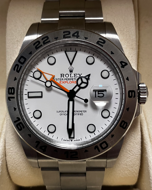 2020 Rolex Explorer II "Polar" 42MM White Dial Oyster Bracelet (216570)